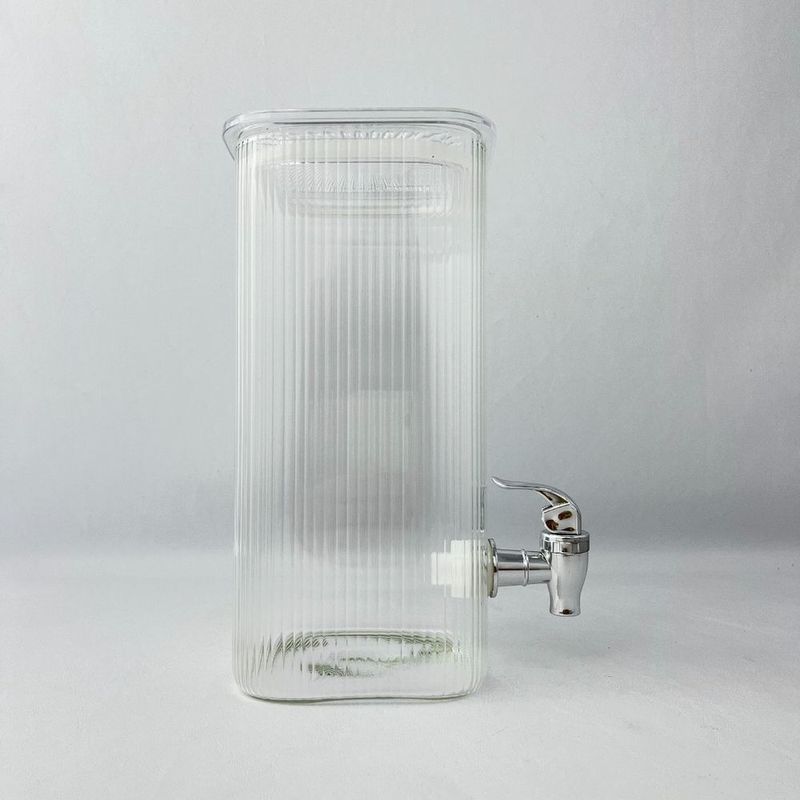 Suqueira Vidro Quadrado Lines 2 8l Lyor 220830 2