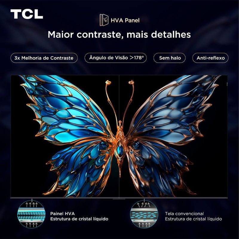 Tv Tcl 55  Qled 55p7k Smart 4k 4