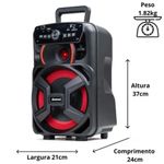 Caixa Amplificada Amvox ACA 221 Gigante II 220W 4