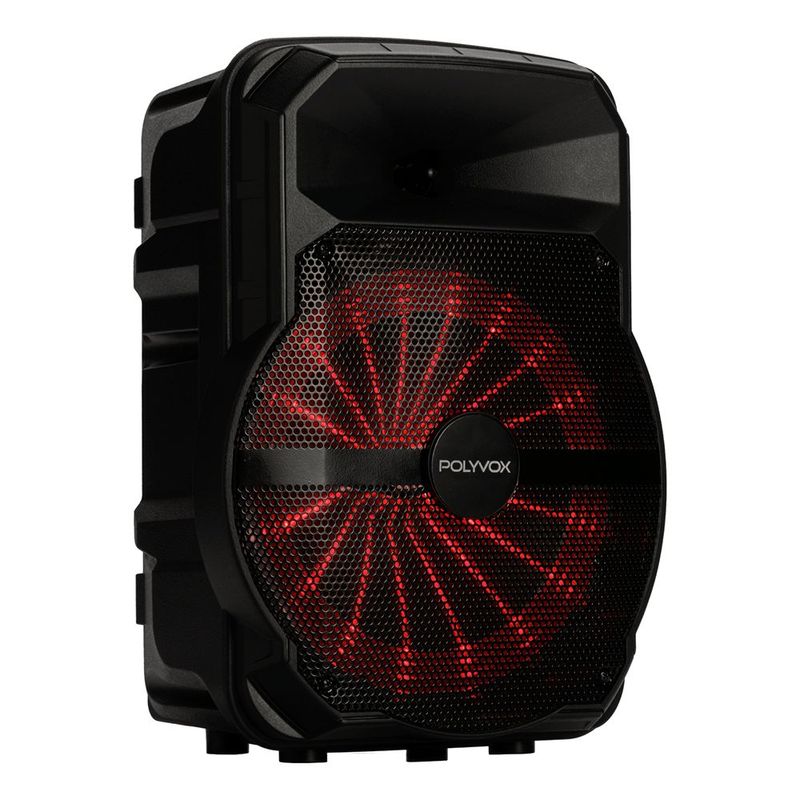 Caixa Amplificada Polyvox Xc-710t 300w  Com Bluetooth E R dio Fm 0