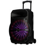 Caixa Amplificada Polyvox Xc-715t Woofer 15  700w  Com Bluetooth E R dio Fm 2