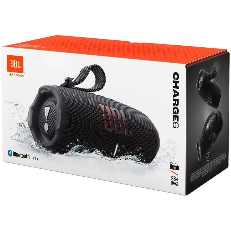 Caixa Jbl Charge 6 Preta 2