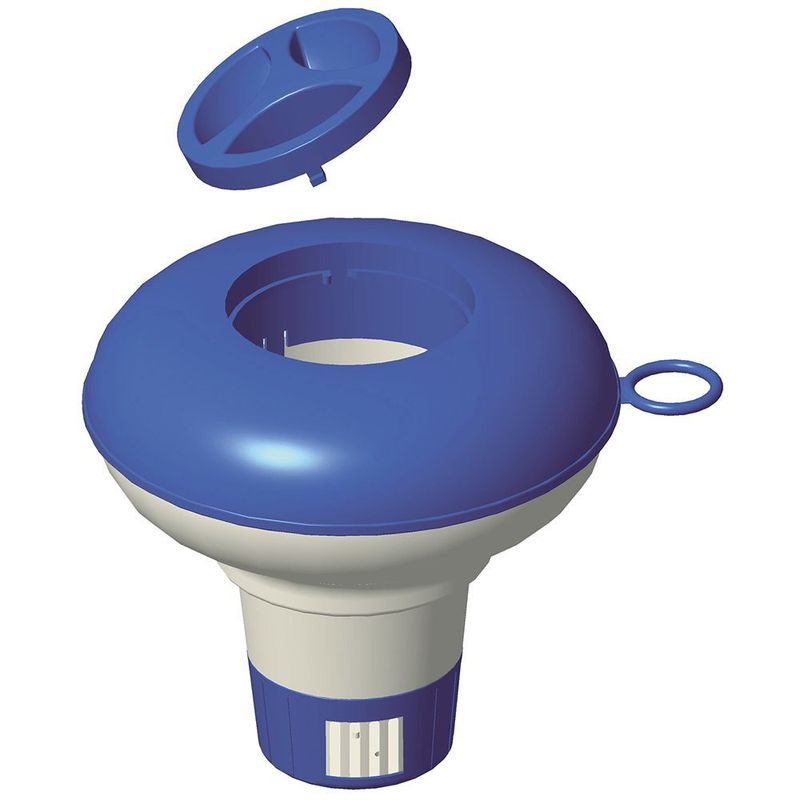 Flutuador Qu mico Mor 1484 Piscina Pl stico Azul 3