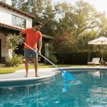 Peneira Piscina Brustec Mini Nylon Borda Ext  04 0022 4