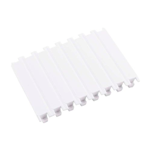 Palheta para CD Bet Plásticos 72x52x8 para 4 Disjuntores DIN Branca 190