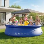 Piscina Infl vel Mor 1053 2400L Lona Refor ada Azul 2
