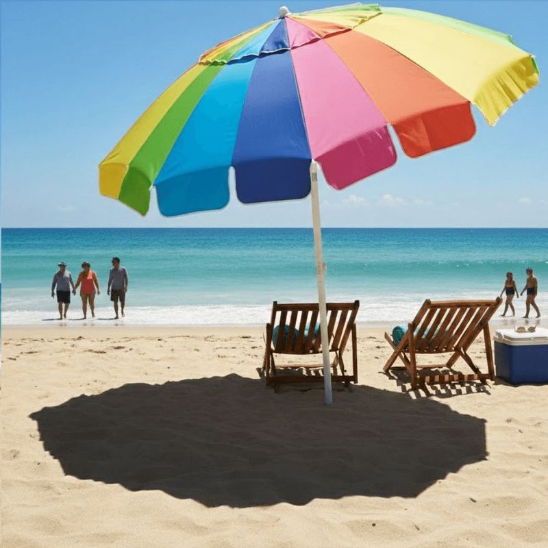 Guarda-Sol Mor Rainbow 2 20m Alum nio e Poli ster com FPS 100 4