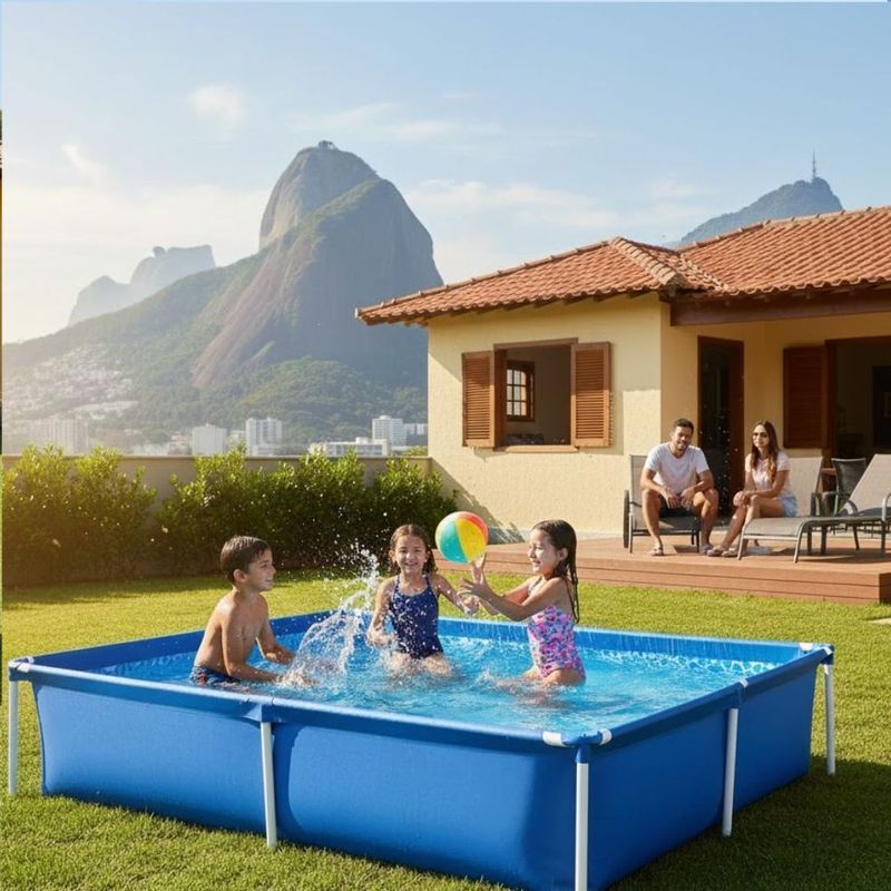 Piscina Mor 1004 Standard 2000L Ret  A o Ep xi Azul 6