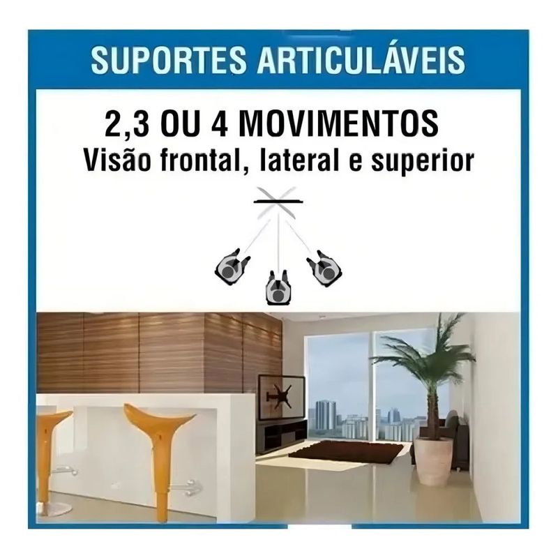 Suporte para TV Articulado Brasforma  10  a 55  - SBRP1030 3