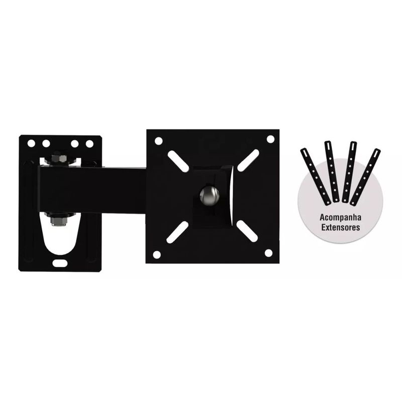 Suporte para TV Articulado Brasforma  10  a 55  - SBRP1030 4