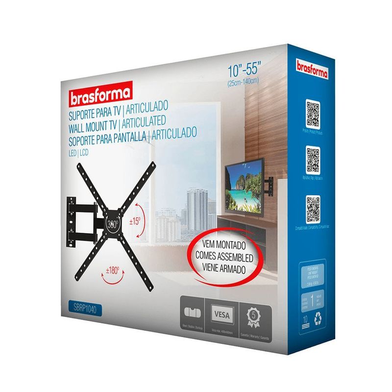 Suporte Articulado Brasforma SBRP1040 1