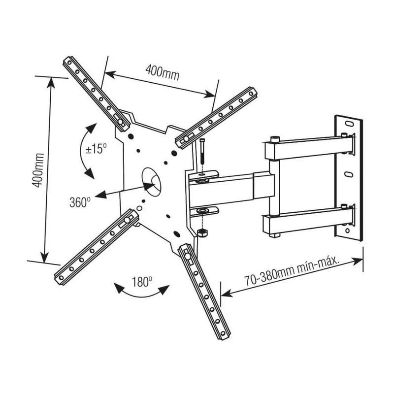 Suporte Articulado Brasforma SBRP1040 3