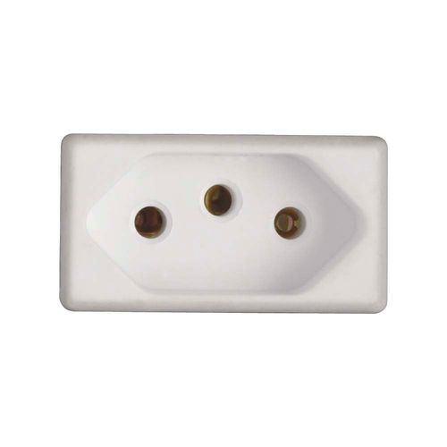 Módulo Tomada Tramontina 57115/030 2P+T 10A 250V Branco