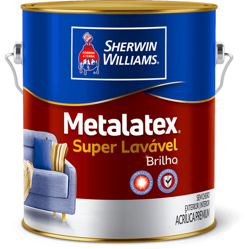 Tinta Metalatex S.Lavável 3,6L-Sherwin-Williams
