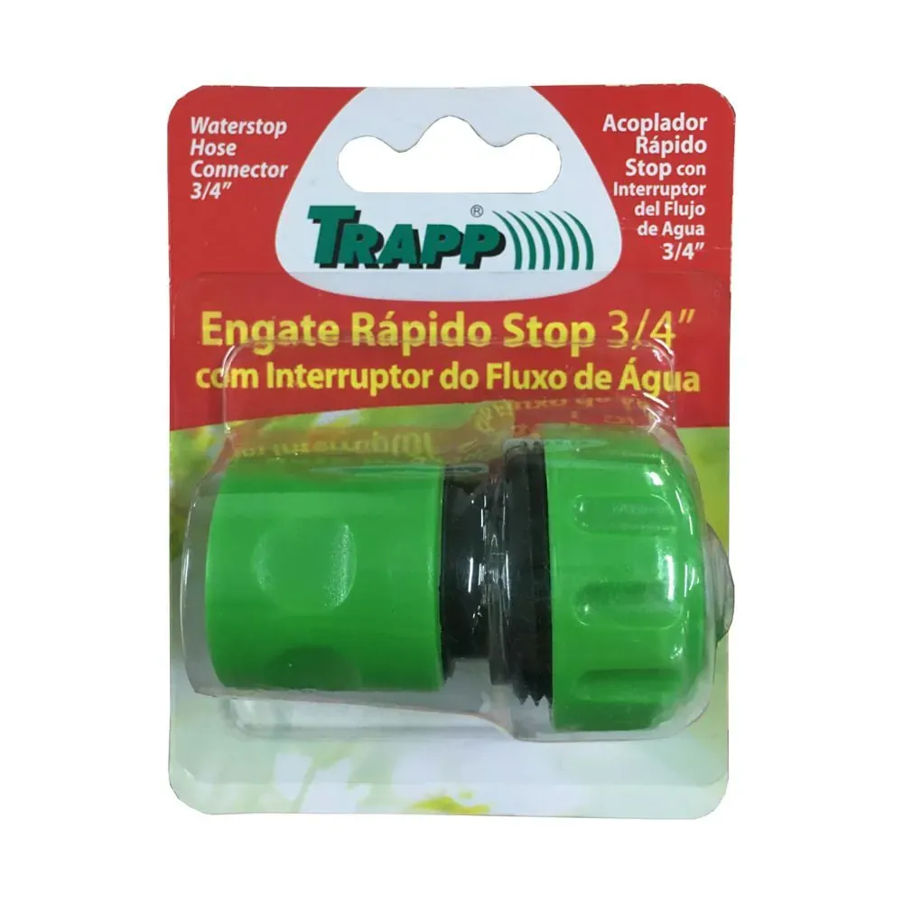 Engate Rápido Stop 3/4 Trapp DY-8030 Jardinagem Irrigação - Lojas