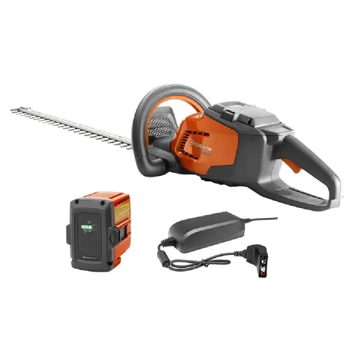 Aparador de Cerca Viva com bateria de 36V e carregador Husqvarna