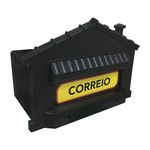 Caixa Correspond ncia Pl stica Casinha Preta Paraboni 4