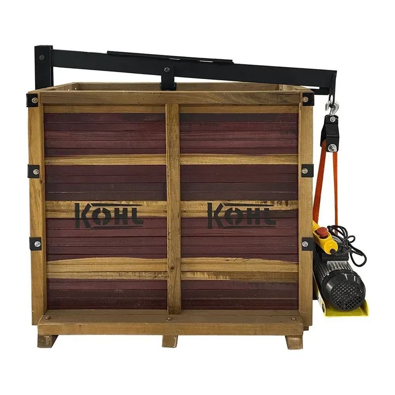 Prensa Para Enfardar Fumo Kohl El trica De Madeira Com Cinta - 71 1