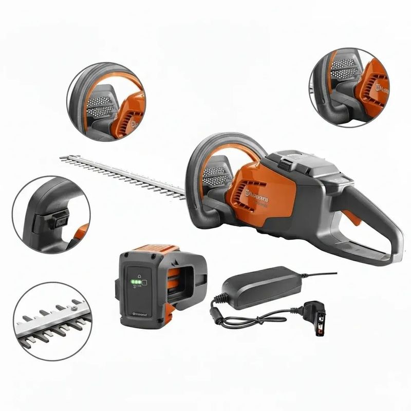 Aparador de Cerca Viva a Bateria Husqvarna 115iHD45 3