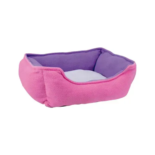Cama Pet Mor Retangular M Rosa/Roxa