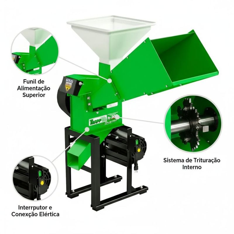 Triturador Forrageiras Trapp TRF300 2CV Monof sico - Trapp 2