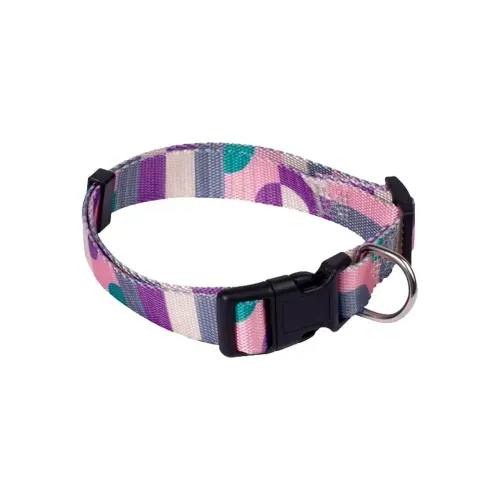 Coleira Pet Mor M Geo Rosa*60020081