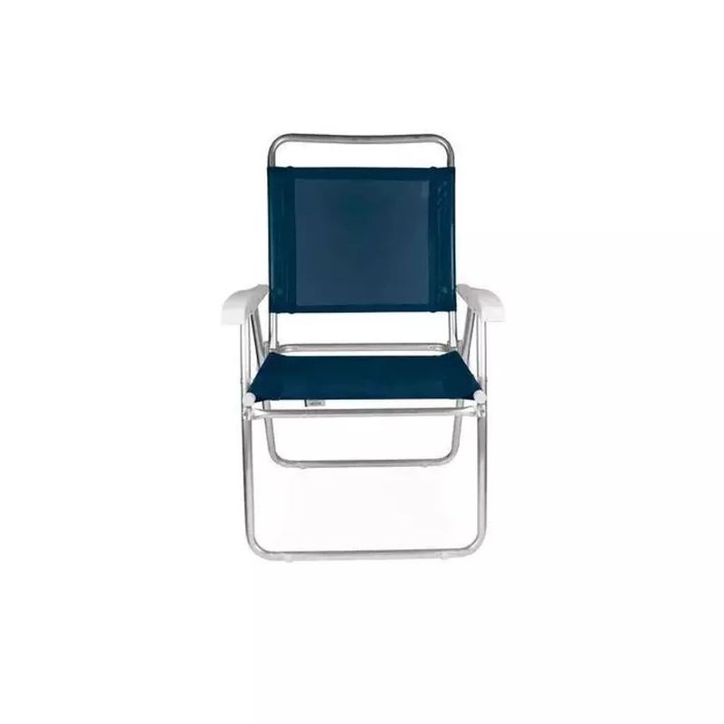 Kit 2 Cadeiras Alta Master Alum nio Dobr vel Mor Azul 3