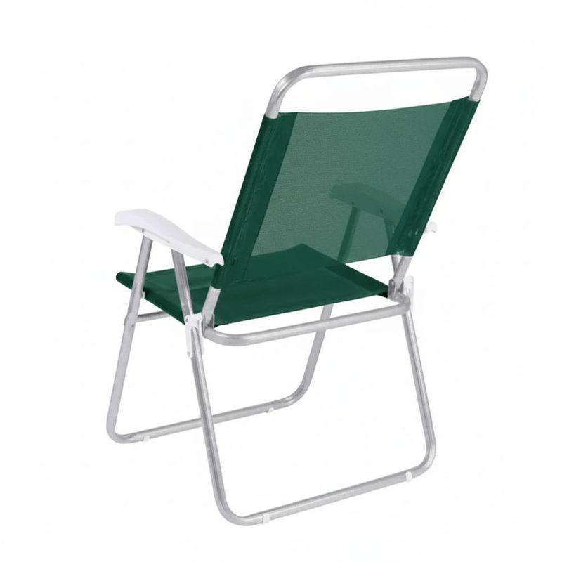 Kit 2 Cadeiras Alta Master Alum nio Dobr vel Mor Azul 6