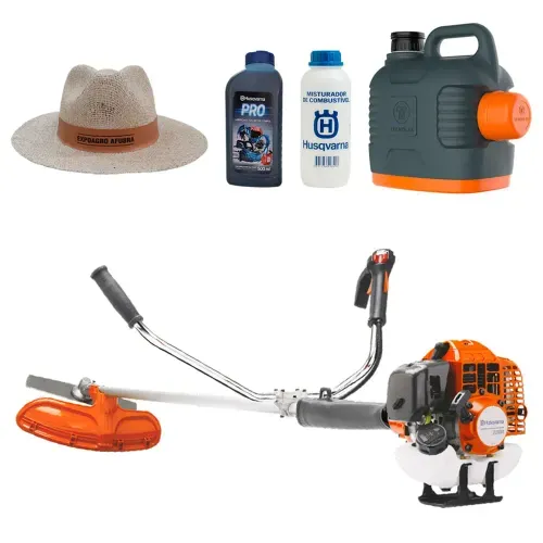 Kit Roçadeira à Gasolina Husqvarna 236RS Com Acessórios