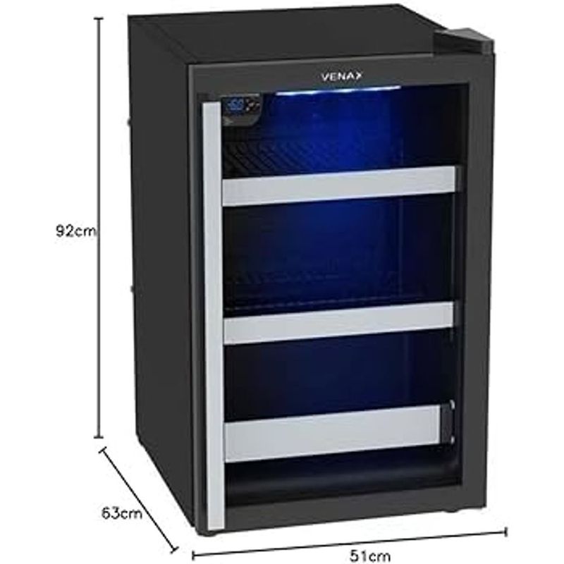 Cervejeira Venax Blue Light 84L 110V Preto Fosco 2
