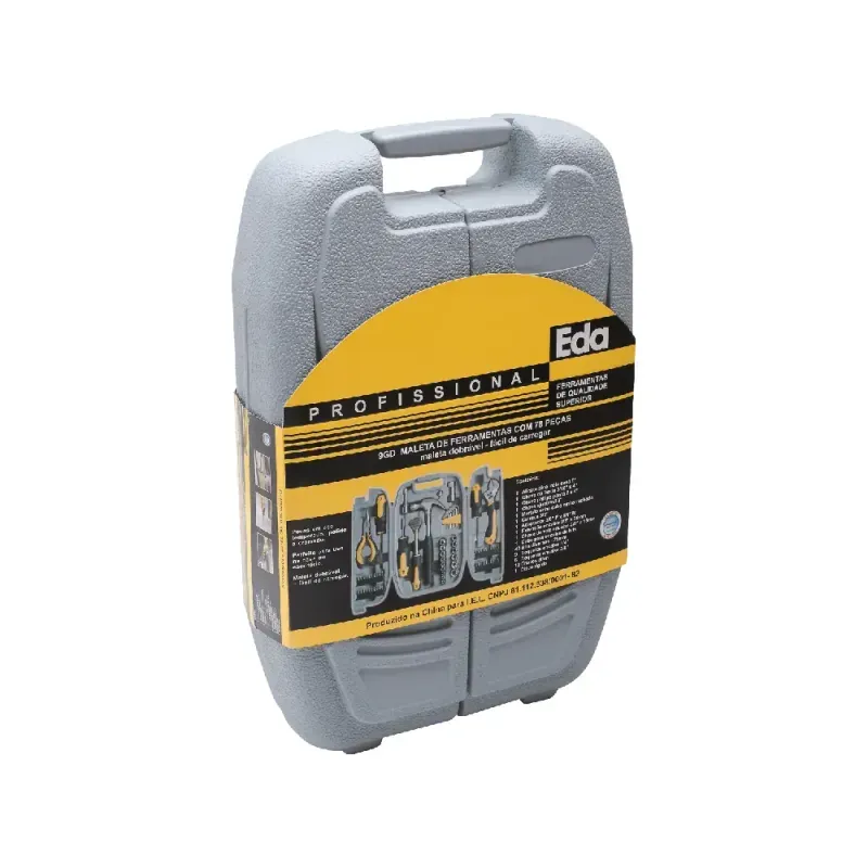 Maleta de Ferramentas Eda 78 Peças - 9GD - Lojas Afubra