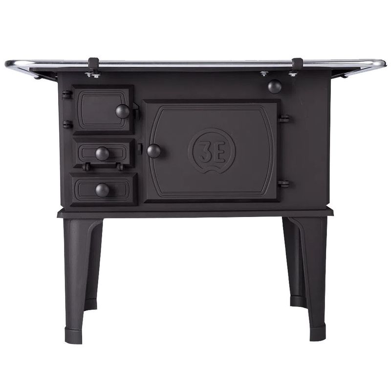 Fog o a Lenha de Ferro 3E N2 sem Tampa - Sa da Lado Direito 0