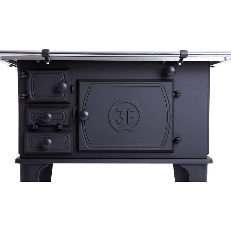 Fog o a Lenha de Ferro 3E N2 sem Tampa - Sa da Lado Direito 1