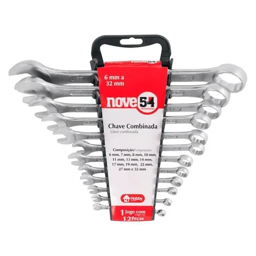Jogo Chaves Combinadas Nove54 3601061700 12 Pçs AC