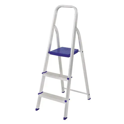 Escada Alumínio Mor 5101 3 Degraus Dobrável