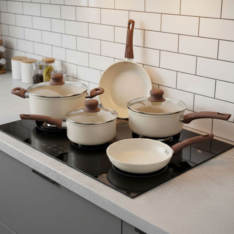 Conjunto de Panelas 5 Pe as Serena  MTA - 8566 5