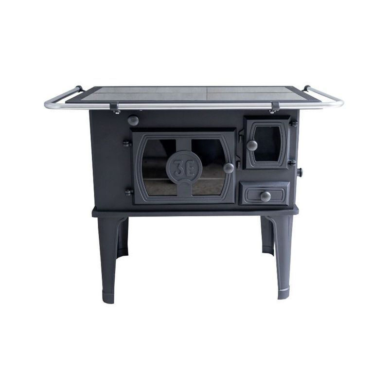 Fog o Lenha Vitro Porta Vidro 3E N1 - Sa da Esquerda - 3e 0