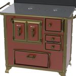 Fog o A Lenha Venax N1 Gabinete Gii S culo Xviii Renaissance Tabaco Com Tampa - Chamin  Sa da Lado Esquerdo 2