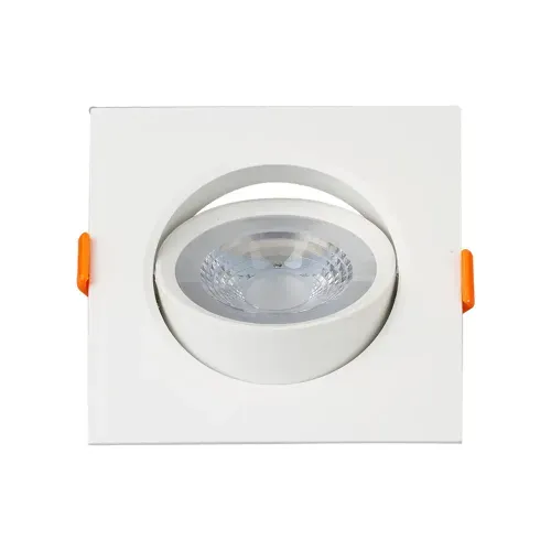 Spot LED de Embutir Quadrado Cristallux 10W Luz Fria 6500K - 202284 Bivolt