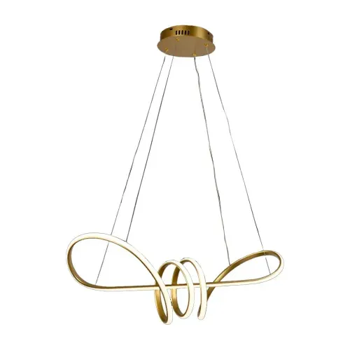 Lustre Deccor Aldem 40W 3000K Dourado Cristallux - 221971