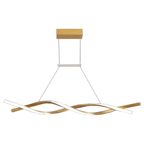 Lustre Deccor Ansen 25W 3000K Dourado Cristallux - 221872