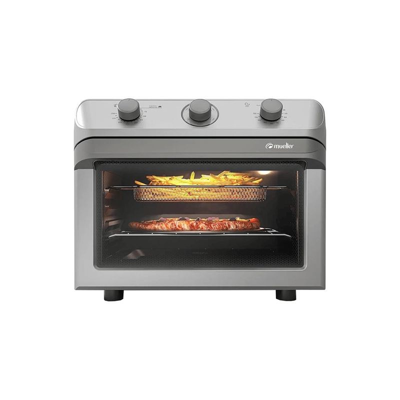 Forno El trico Mueller Air  35L  com Fun  o Fryer  Prata - MFB35G 220V 4