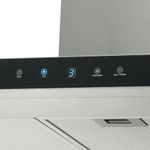 Coifa de parede Fischer Infinity 90cm vidro Digital Touch Preta - 220v 1