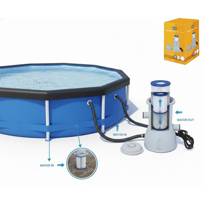 Filtro Piscina Mor 3600L h Polipropileno 220V 1514 2