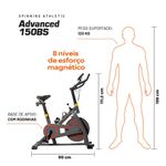 Bicicleta Spinning Athletic Advanced 150bs 3