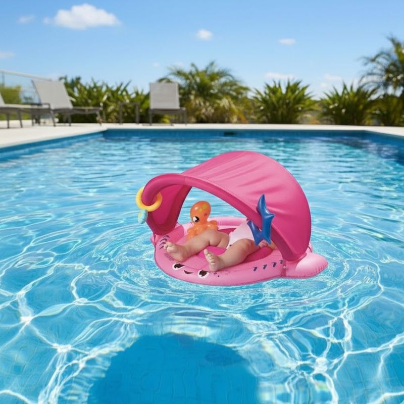 Boia Infl vel Mor Tubar o Fralda Para-Sol 1958 1