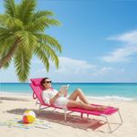 Espregui adeira Mor 2704 Alum nio Rosa 4 Posi  es 7