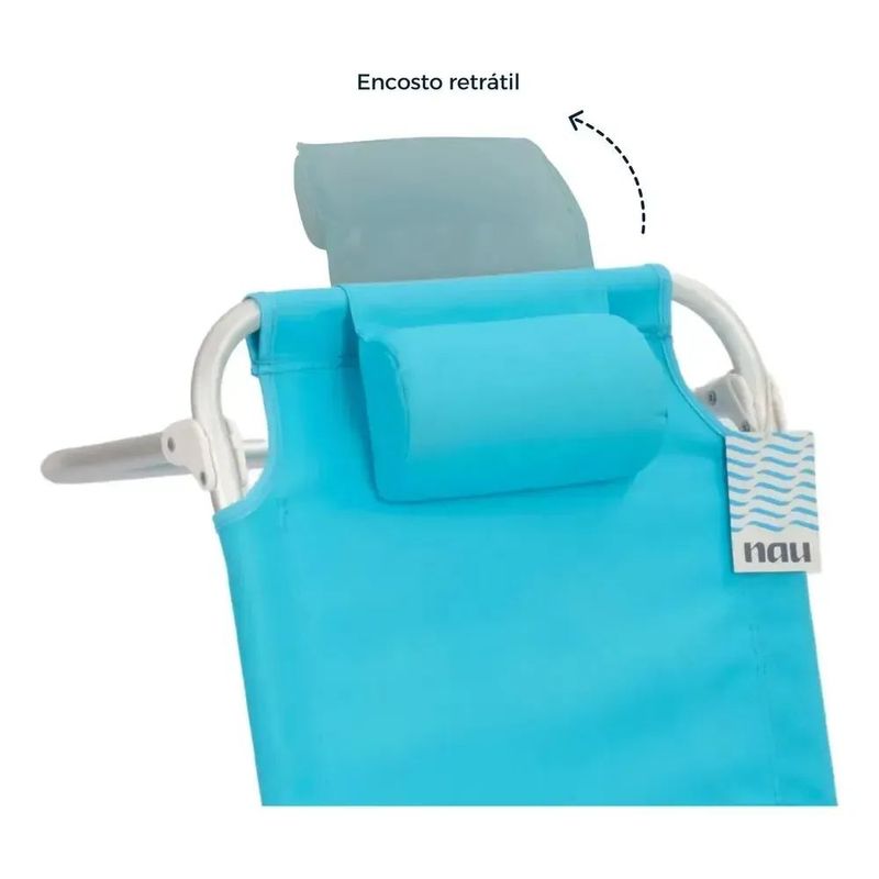 Cadeira Espregui adeira Mochila Nau Azul Piscina 4