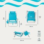 Cadeira Espregui adeira Mochila Nau Azul Piscina 6