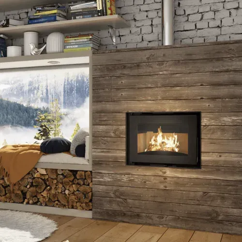 Inserto de Embutir Metávila Evolution de Dupla Combustão Grafite - LIV202